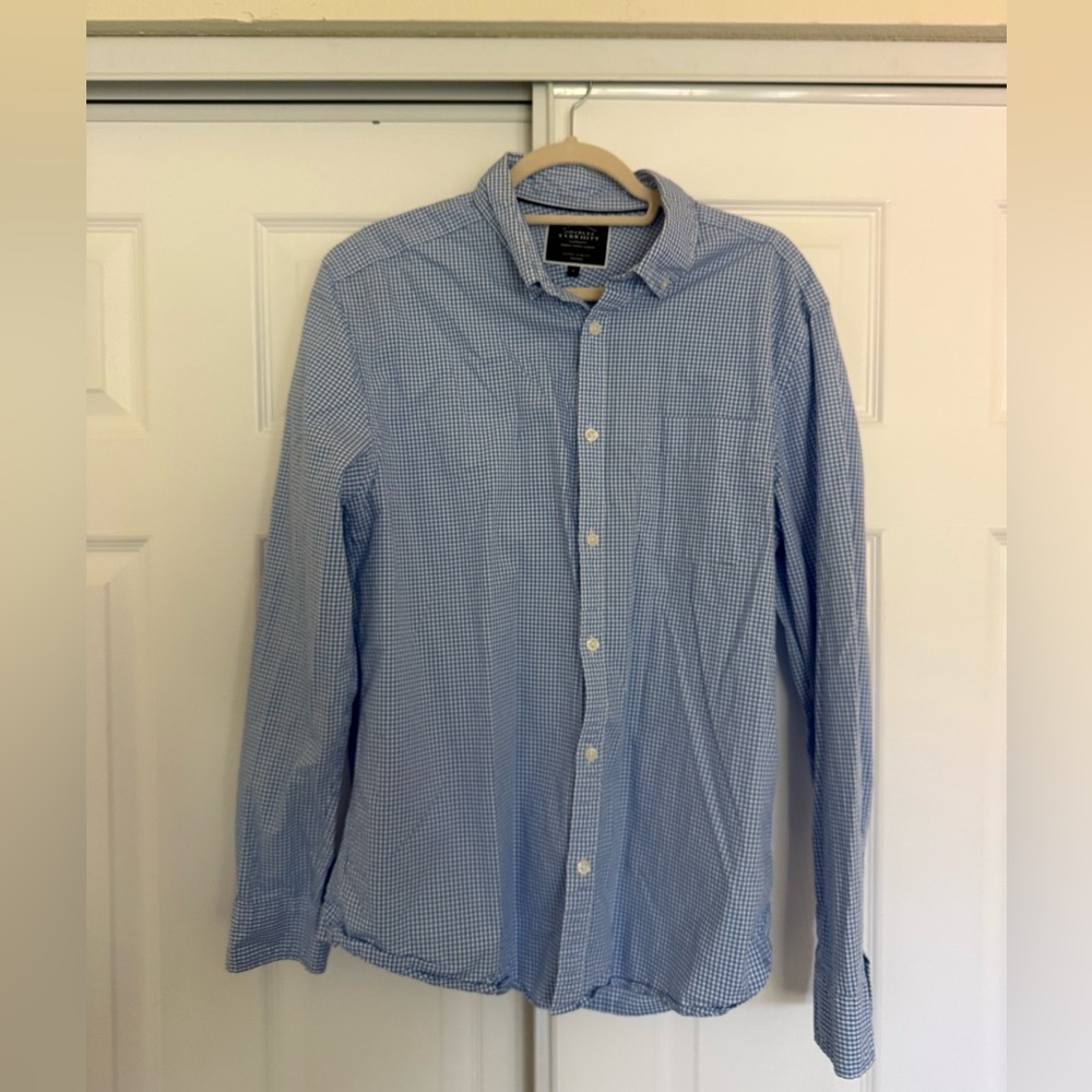 Charles Tyrwhitt Light Blue Gingham Shirt